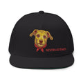 Snapback ricamato Never Listened · Molly Edition