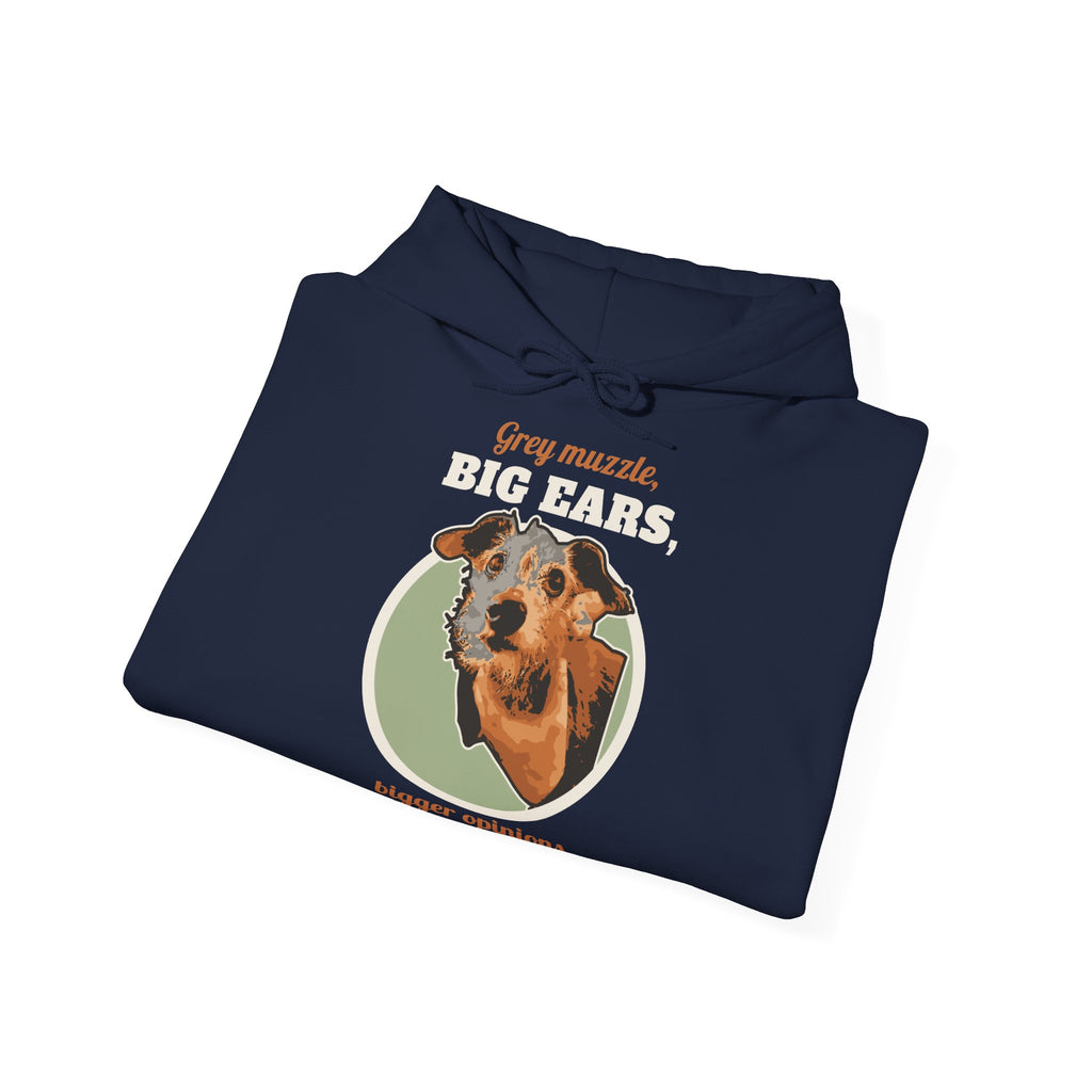 Sweat à capuche Grey Muzzle, Big Ears – LeashFree Senior Club