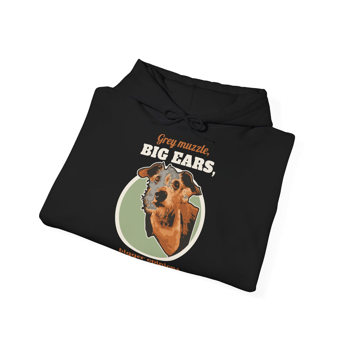 Sweat à capuche Grey Muzzle, Big Ears – LeashFree Senior Club